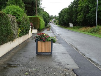 Jardinière Chartrons tête boule stratifié compact