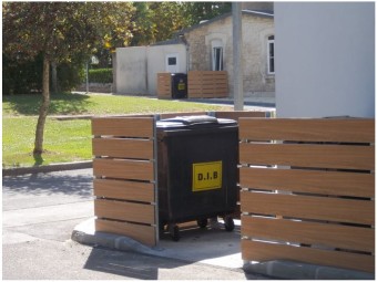 Panneau de cache conteneur modulaire