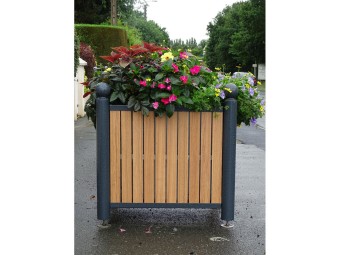 Jardinière Chartrons tête boule stratifié compact