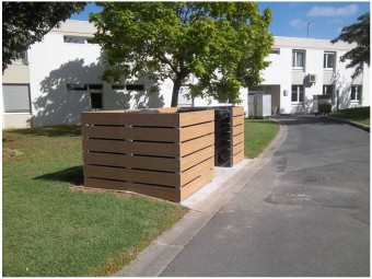 Panneau de cache conteneur modulaire