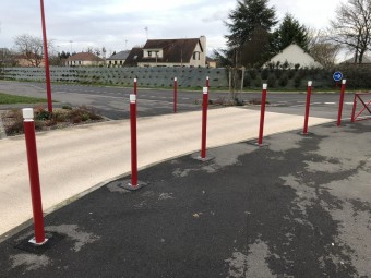 Potelet Chartrons PMR tête 1 gorge