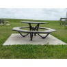 Table pique nique octogonale Horizon stratifié compact