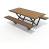 Table pique nique PMR Horizon stratifié compact