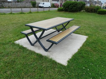 Table pique nique Horizon stratifié compact