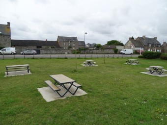 Table pique nique Horizon stratifié compact