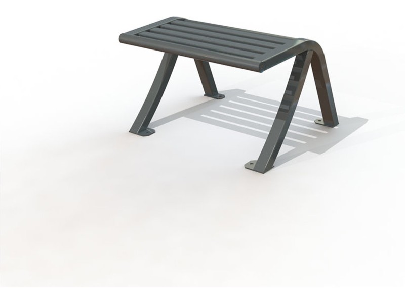 Tabouret exterieur Horizon métal peint