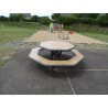 Table pique nique octogonale Horizon stratifié compact