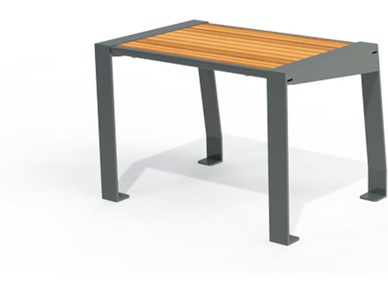 Tabouret exterieur Square stratifié compact