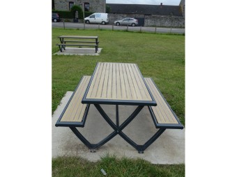 Table pique nique Horizon stratifié compact