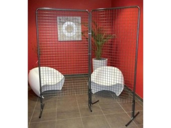 Lot de 2 grilles d'exposition prètes à poser