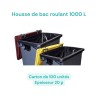 Housse pour conteneur 1000L