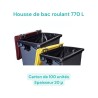 Housse pour conteneur 770L