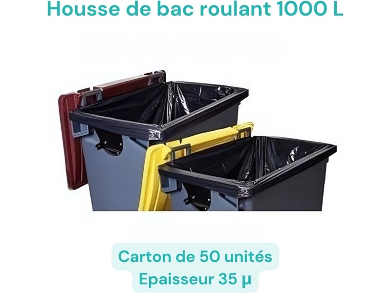 Housse pour conteneur 1000L