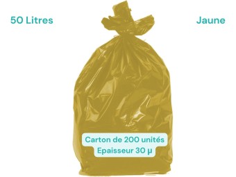 Sac poubelle de couleur 50L
