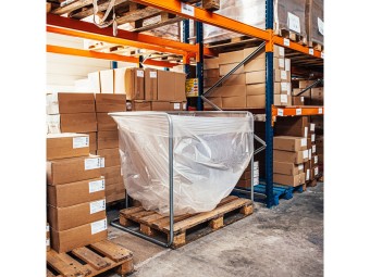 Support pour sac poubelle grand volume - 1400L