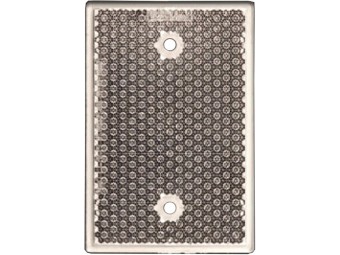 Catadioptre rectangulaire 8 x 12 cm