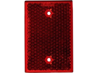 Catadioptre rectangulaire 8 x 12 cm