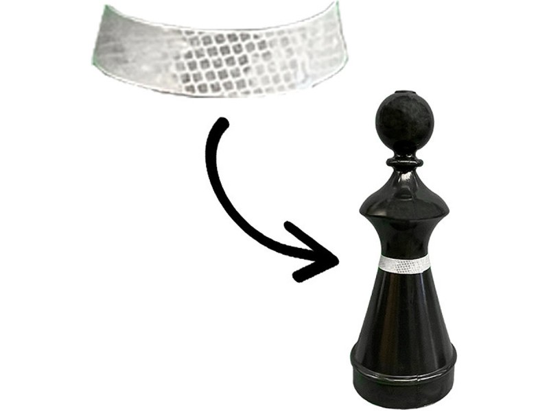 Film classe 2 pour borne aspect fonte auto relevable