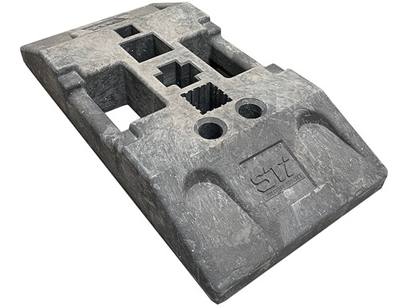 Plastobloc pour signalisation temporaire