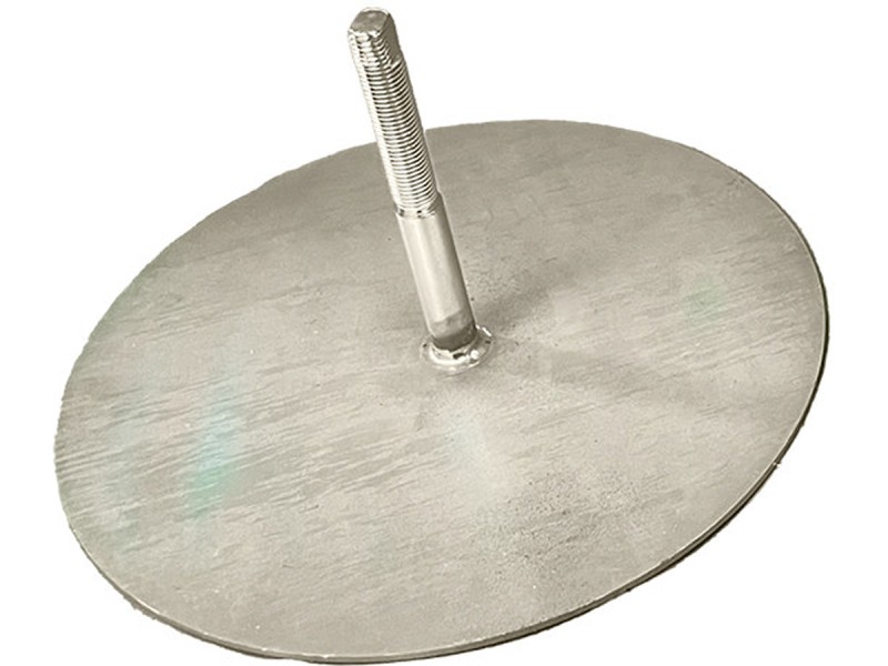 Platine de scellement pour borne aspect fonte auto relevable