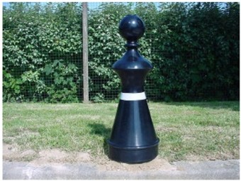 Borne souple aspect fonte auto relevable