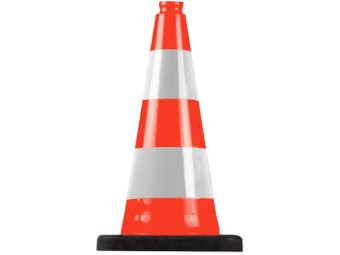 Cône K5a de signalisation temporaire de voirie