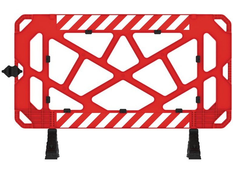 Barrière Vauban PVC de chantier