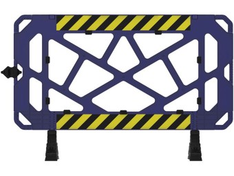 Barrière Vauban PVC de chantier