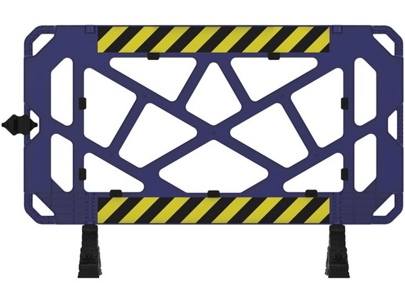 Barrière Vauban PVC de chantier