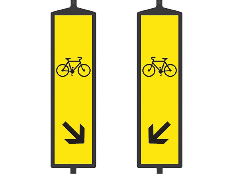 Balise déviation cyclistes K5C temporaire
