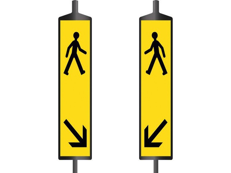 Balise déviation piétons K5C temporaire