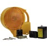 Lot de 5 feux clignotants pour barrière temporaire ou K5C
