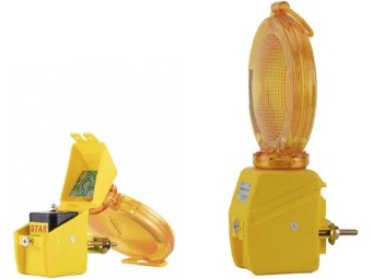 Lampe de chantier pour éclairage temporaire sur cônes K5a