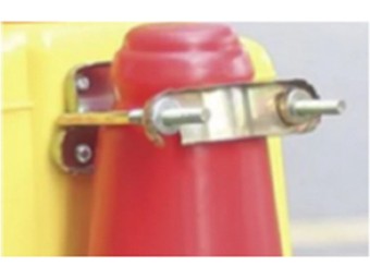 Lampe de chantier pour éclairage temporaire sur cônes K5a