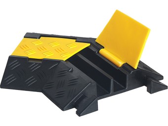 Passe-câble 2 canaux - hauteur 45mm