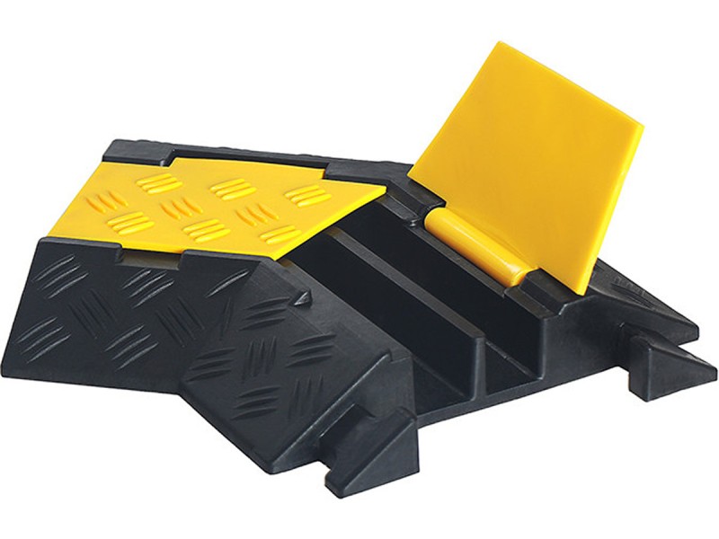 Passe-câble 2 canaux - hauteur 45mm