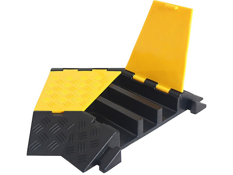 Passe-câble 3 canaux - hauteur 70mm