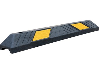 Butée de parking en composite avec fixation