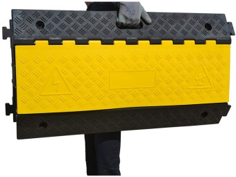 Passe-câble 3 canaux - hauteur 70mm