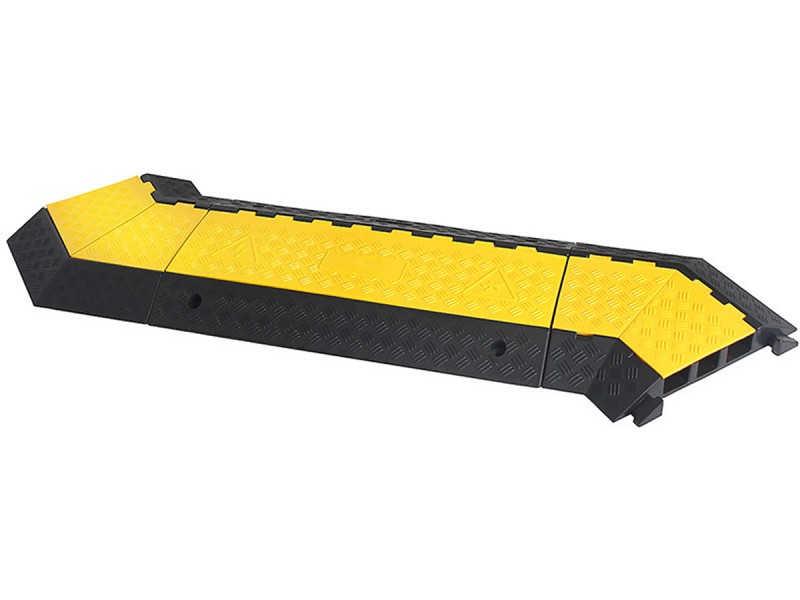 Passe-câble 3 canaux - hauteur 70mm