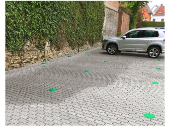 Plot de parking pour délimitation de zone - lot de 20