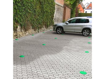 Plot de parking pour délimitation de zone - lot de 20