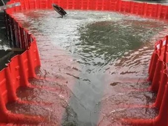 Barrière anti-inondation modulable