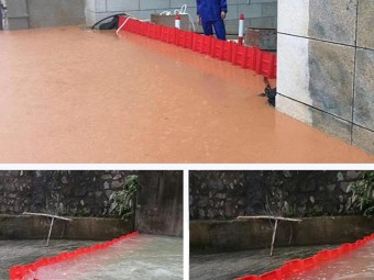 Barrière anti-inondation modulable