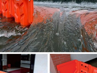 Barrière anti-inondation modulable