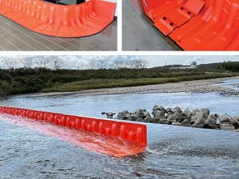 Barrière anti-inondation modulable