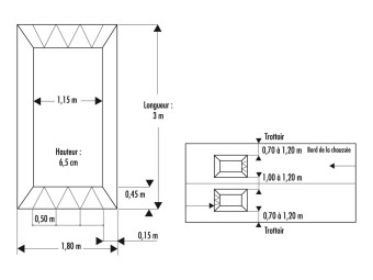 Coussin berlinois 3m