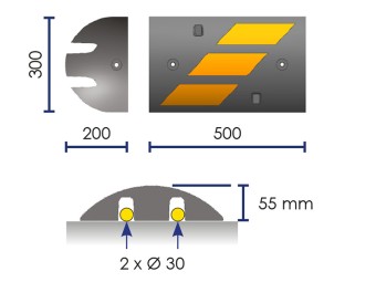 Ralentisseur modulable EASYFAST