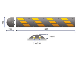 Ralentisseur monobloc EASYSPEED