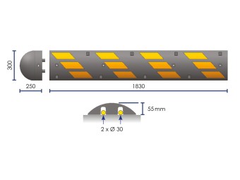 Ralentisseur monobloc EASYSPEED
